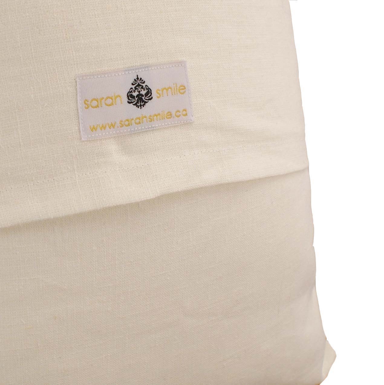 Paris Coordinates OR Custom Coordinates - Hemp Cushion Cover - 12x18