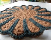 Cotton Flower Doily Hotpad