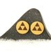 Harvest Gold Leather Triforce Stud Earrings - Legend of Zelda - Surgical Stainless Steel Posts