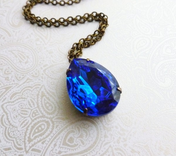 Sapphire Blue Necklace