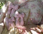 SHABBY CHIC Dreamy French Pink  Bows  Romantic Style Home Decor  Wall  Decor  Princess Marie Antoinette