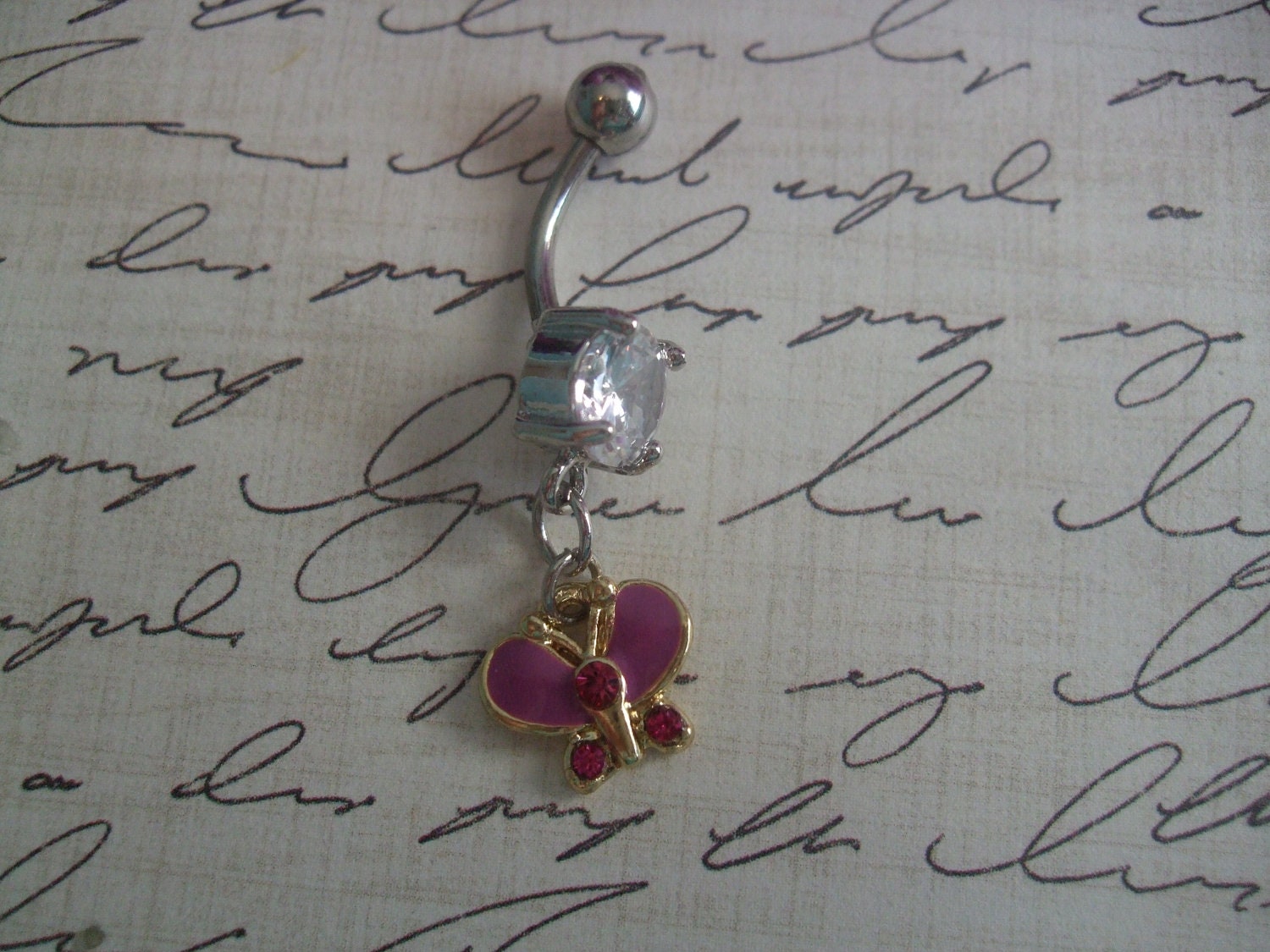 Little Butterfly Navel Ring