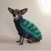Jade and Navy,  XS Chevron Dog Sweater