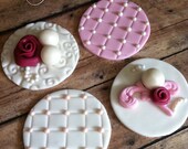 EDIBLE (Fondant Cupcake or Cookie Toppers) - Vintage, Shabby Romance Il_170x135