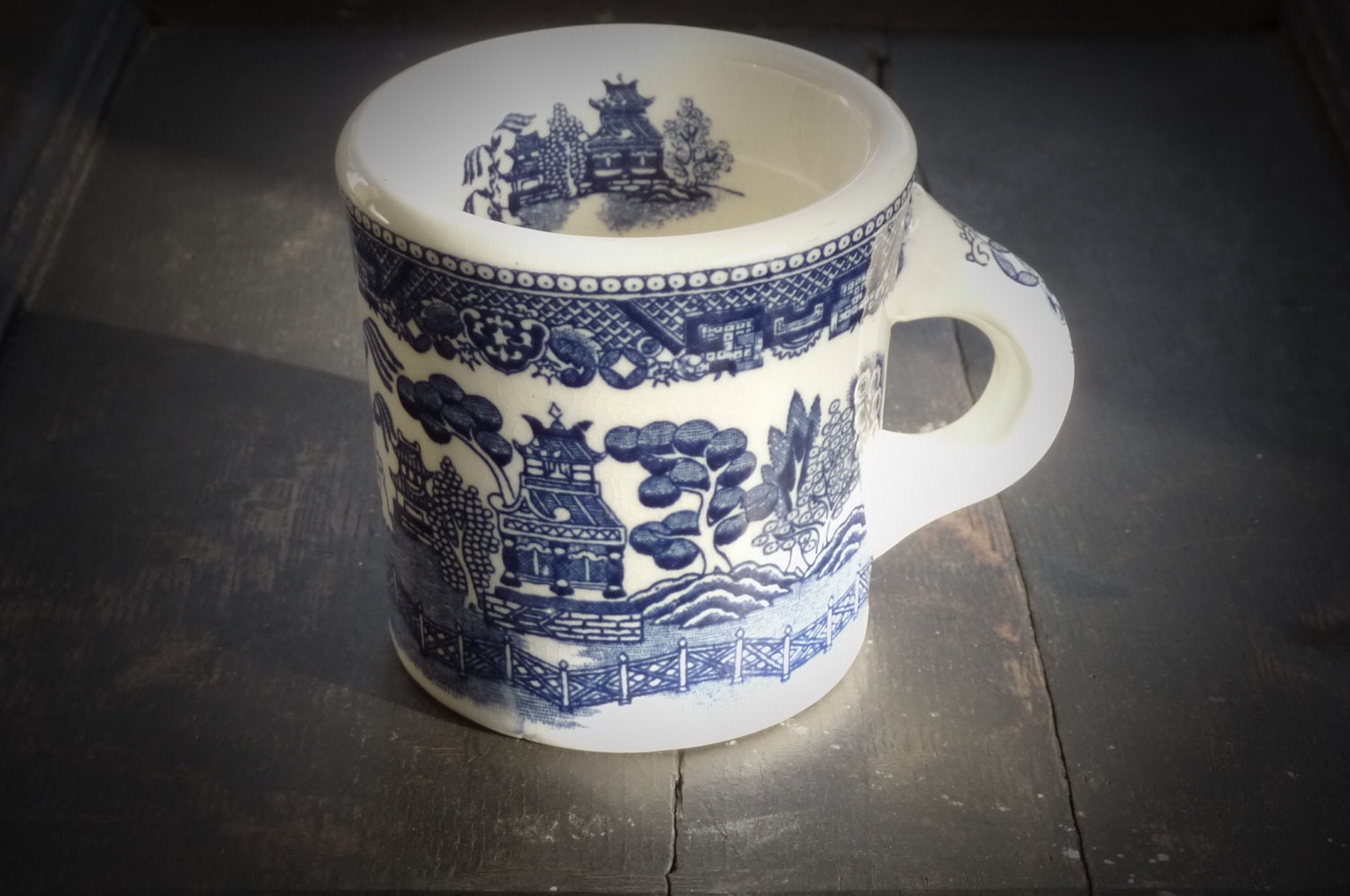 Vintage Willow Ware Mug