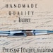 Feathers inside pen - Ballpoint feather writing pen with case