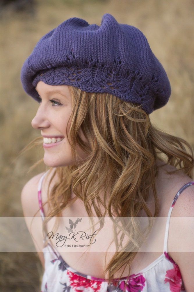 Soft, Cotton Hat PATTERN, the New Selina Hat- For Children and Adults, Inexpensive Gifts, Chemo Hat, Slouch, Beret