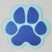 Erasable Blue's Clues Handy Dandy Notebook with Box 4 Jumbo Crayons and sticky Paw shaped clues