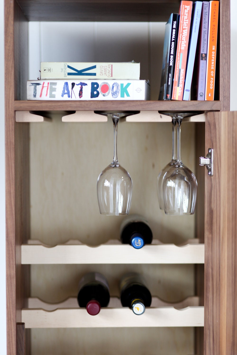 Wine Cabinet - Solid Walnut