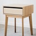 Two in stock - Solid White Oak Nightstand