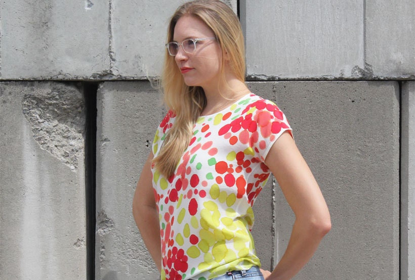 Citrus Punch Silk Tee - SALE