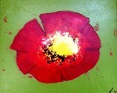 Poppy on Green