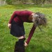 Organic Clothing - Leg Warmers - Organic Merino Wool - Shown in Wine - Made to Order