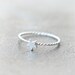 Tiny Star Ring in sterling silver