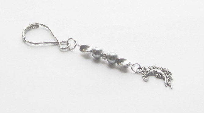SALE Silver Moon Keychain WAS 8.99