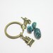 SALE Fantasy Dragon and Castle Charm Keychain Medieval WAS 7.99