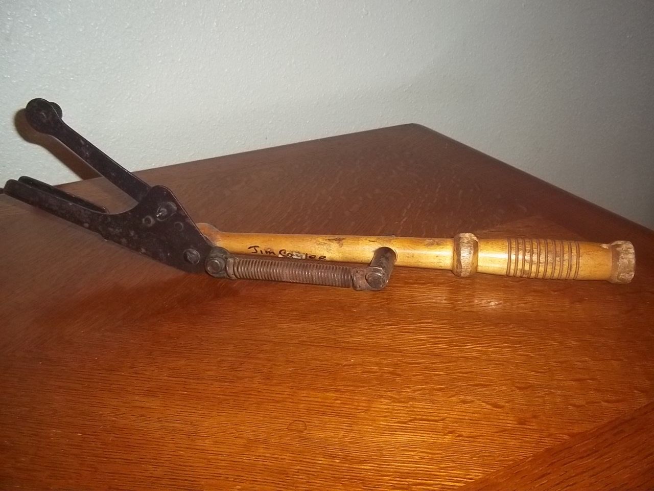 Vintage manual Clay pigeon launcher, thrower in working order