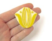 Blooming Water Lily Rubber Stamp - Cling Rubber Stamp