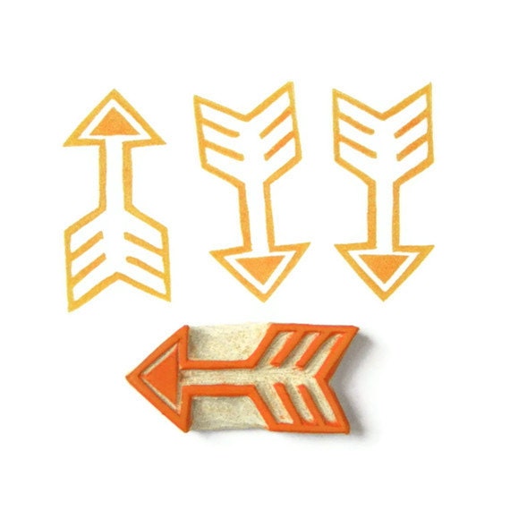 Tribal Chevron Arrow 2 - Rubber Stamp - Cling Rubber Stamp