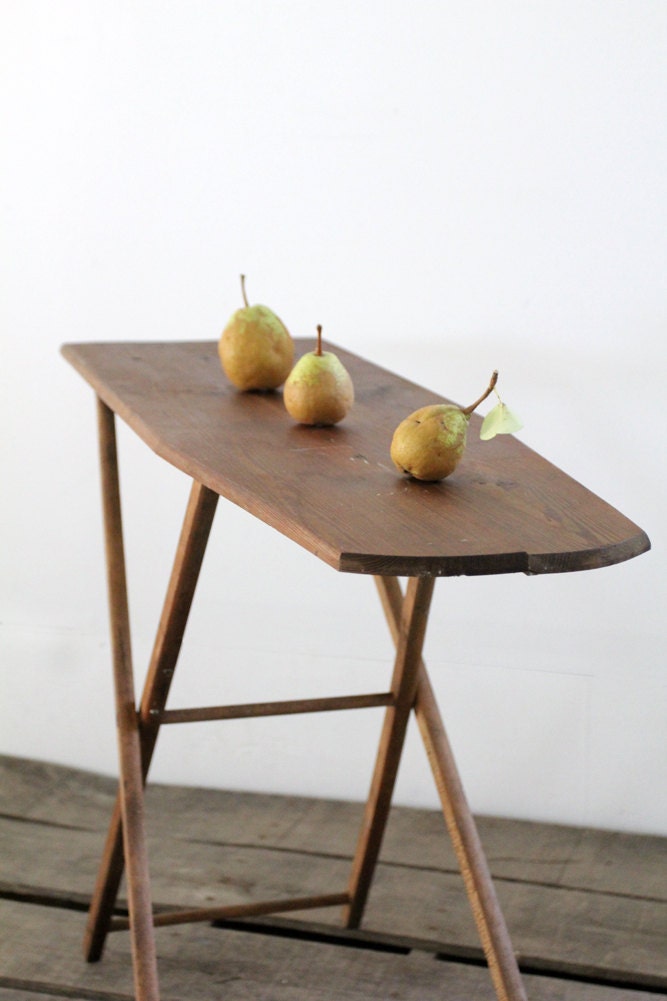 Small Ironing Board / Vintage Wood Ironing Board