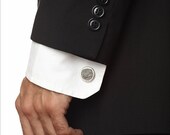 Mens Cufflinks, Silver Cuff Links, coins cufflinks, Handmade Silver cufflinks