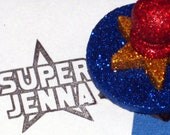 Super Hero Personalized Childs Stamp Custom Childrens Name Rubber Stamp Valentine for Boy