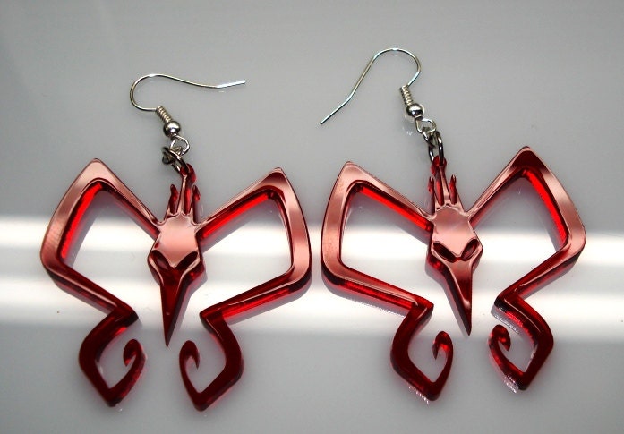 Monarch Inspired Acrylic Earrings