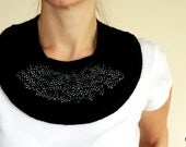 Felted necklace felted collar