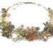 Splendid Harvest Statement Necklace of Wired Jewels WJ113