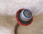 Metal Sculpture - Garden Decor - found object flower