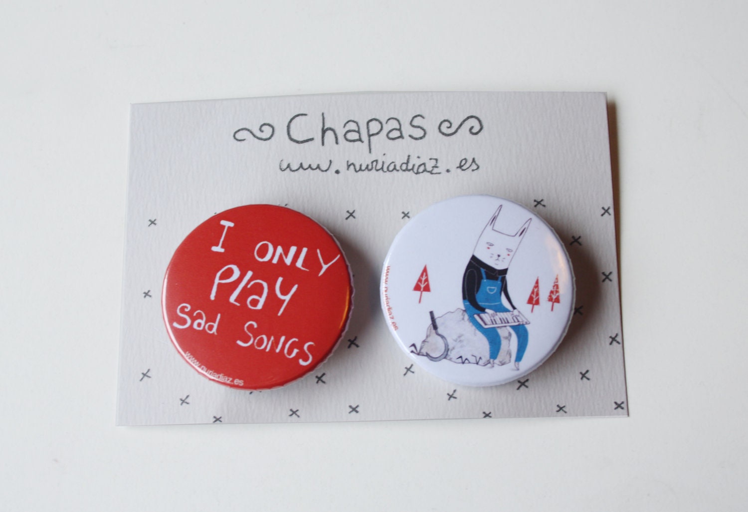 I only play sad songs pin