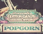 Carnival Art Retro Hip Carnival Pictures Nursery Decor Summer Fair Picture Pastel Yellow Aqua Teal Baby's Room Child's Room Art.