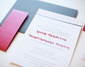 Custom Wedding Invitation Suite Sample Pack
