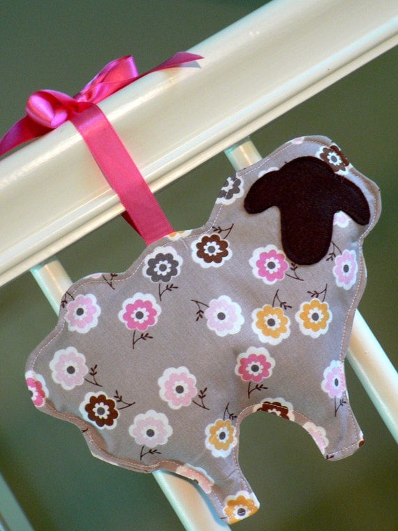 Lamb Lavender Sachet Pink and Brown