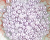 200pcs - Lavender Flatback Pearls Decoden (4mm) PE10004