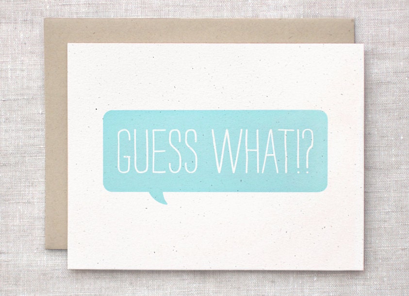 Anniversary Card - Guess What, I Love You Card - Valentine Card