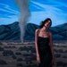 painting woman texas mountains "What Might Have Been"