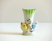 Small Swan Vase, Made in Occupied Japan, Spring Decor