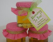 Honey Jar Baby Shower Favors - Clover, Orange Blossom, Wildflower - Custom Made to Order