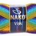 Valse with yarns, color changing yarn, Light yarn, 100grams