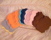 Sample Gift Tags for Color and Size Confirmation - Banner Shape Gift Tags - Escort cards - Set of 6 - You pick the Colors