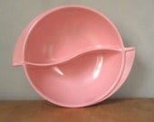 Boontonware Pink Melmac Divided Bowl
