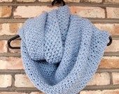 Marion Infinity Scarf in Heather Grey