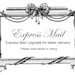 Express Mail Expedited Shipping-Overnight Delivery