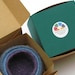 Ring catcher - Green Felted bowl  - bright color - Cozy gift - Set of two nesting bowls