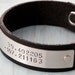 Latitude Longitude For Him - Mens Leather GPS Bracelet