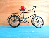 A cute dwarf bike with a tiny Pepper -  inspiried whimsical fun PRINT 8 x 10-  by Su Stella