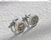transformers cuff links cufflinks autobot autobots ratchet recycled comic book marvel comics upcycled repurposed accessories under 30