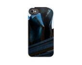 iPhone 4 Case Urban City Architecture Seattle Bronze Blue Copper dark Fall Autumn Nature Natural iPhone 4/4s Hard Case Gift Idea Him Her