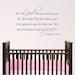 Nursery Bible Verse Wall Art, Lord Bless You
